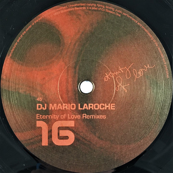 DJ Mario Laroche : Eternity Of Love (Remixes) (12")
