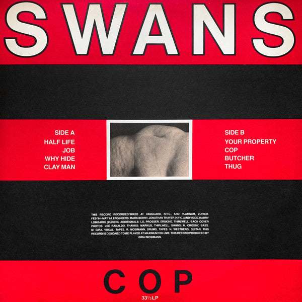 Swans : Cop (LP, Album)