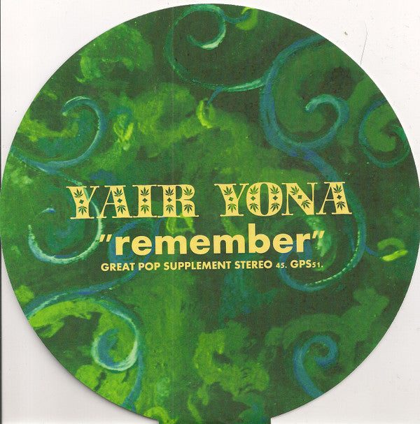 Yair Yona : Remember (7", Ltd, Cle)