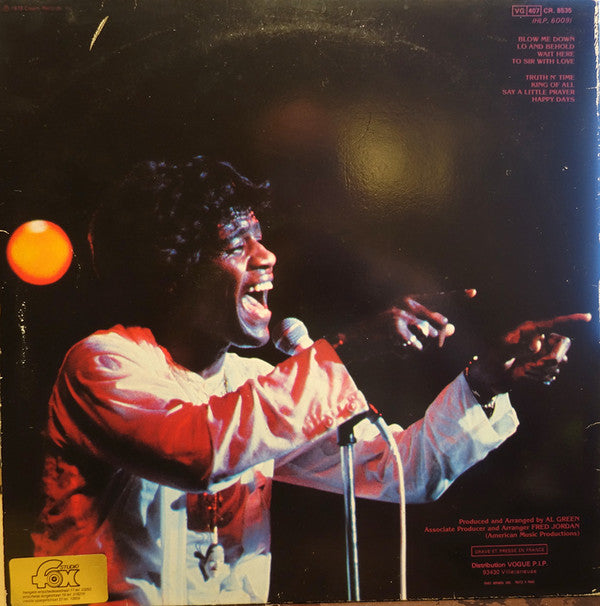 Al Green : Truth N' Time (LP, Album, Gat)