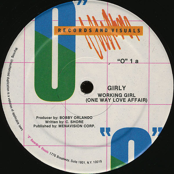 Girly : Working Girl (One Way Love Affair) (12")