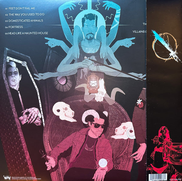 Queens Of The Stone Age : Villains (LP, Cle + LP, S/Sided, Etch, Cle + Album, Ltd, RE)