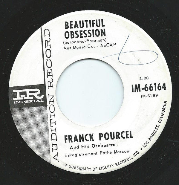 Franck Pourcel Et Son Grand Orchestre : Mister Lonely (7", Promo, Whi)