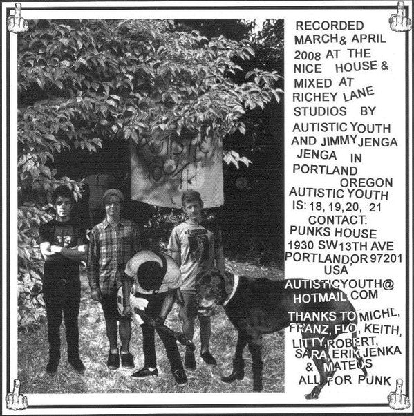 Autistic Youth / Cola Freaks : Autistic Youth / Cola Freaks (7")