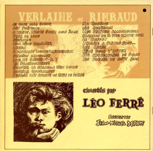 Léo Ferré : Verlaine Et Rimbaud Chantés Par Léo Ferré (2xLP, Album, Gat)