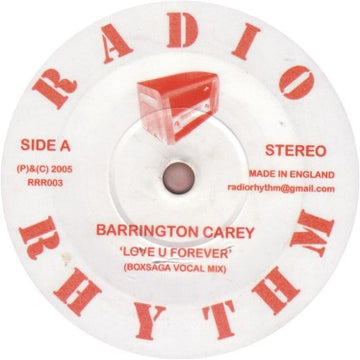 Barrington / Carey : Love U Forever  (Boxsaga Vocal Mix) (7")