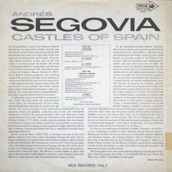 Andrés Segovia : Castles Of Spain (LP, RE)