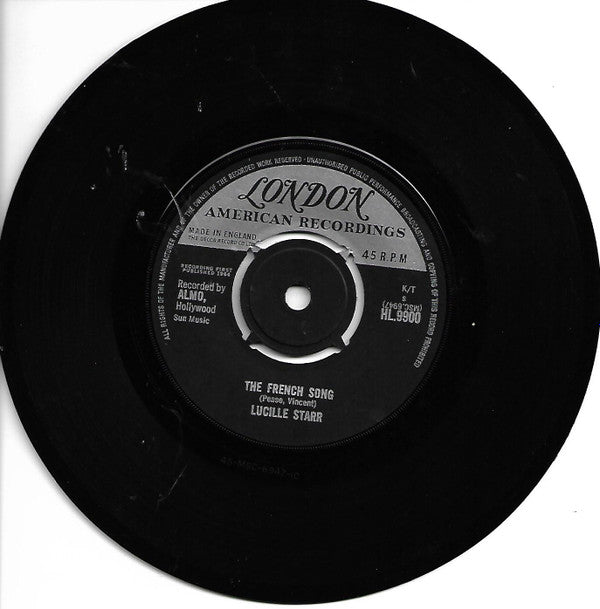 Lucille Starr : The French Song / Sit Down And Write A Letter To Me (7", Single)