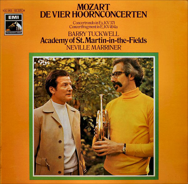 Wolfgang Amadeus Mozart - Barry Tuckwell, The Academy Of St. Martin-in-the-Fields, Sir Neville Marriner : De Vier Hoornconcerten — Concertrondo In Es, KV 371 / Concertfragment In E, KV 494a (LP, Album)