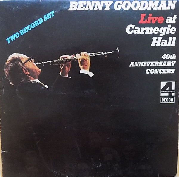 Benny Goodman : Live At Carnegie Hall 40th Anniversary Concert (2xLP)