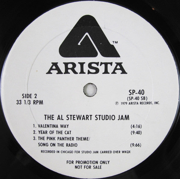 Al Stewart : The Live Radio Concert Album (LP, Ltd, Promo)