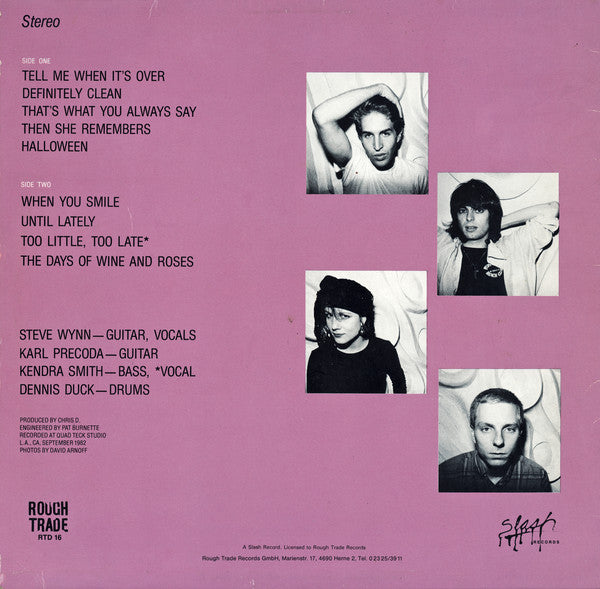 The Dream Syndicate : The Days Of Wine And Roses (LP, Album)