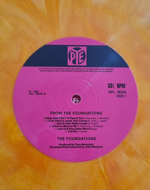 The Foundations : From The Foundations  (LP, Ltd, RE, Ora)