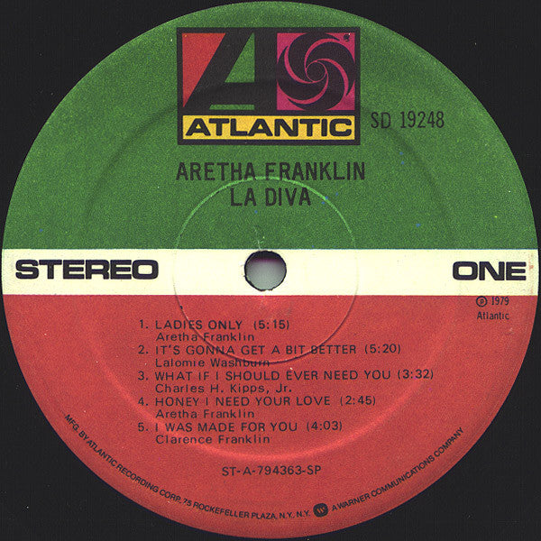 Aretha Franklin : La Diva (LP, Album)
