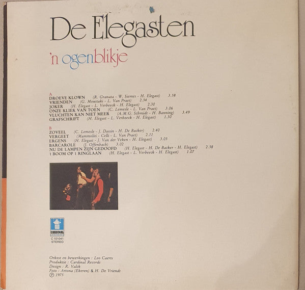 De Elegasten : 'n Ogenblikje (LP, Gat)