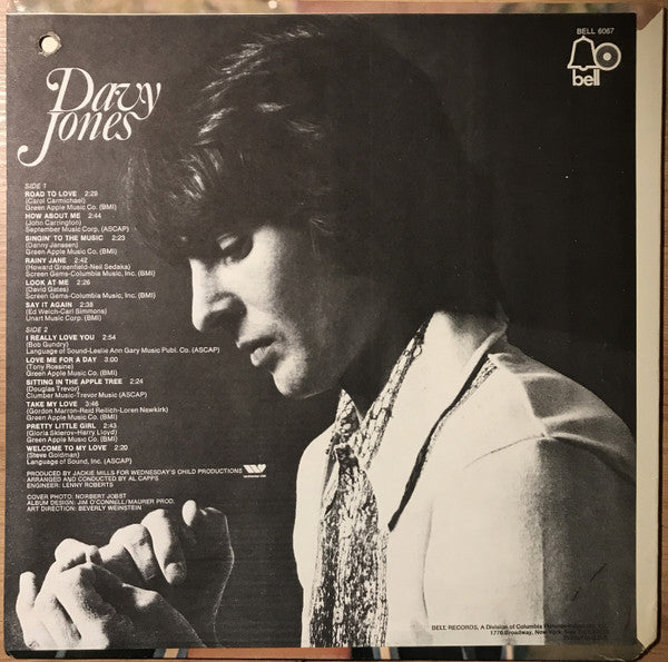 Davy Jones : Davy Jones (LP, Album, Phi)