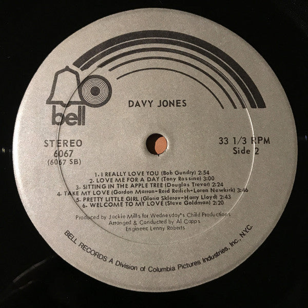 Davy Jones : Davy Jones (LP, Album, Phi)