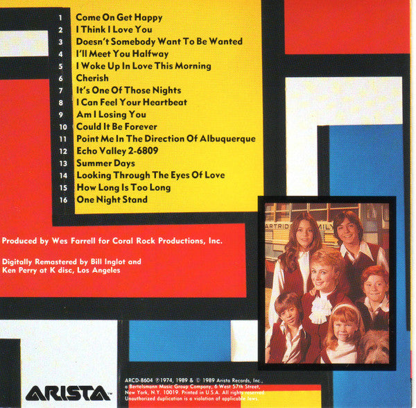 The Partridge Family : Greatest Hits (CD, Comp, Club, RE, RM)