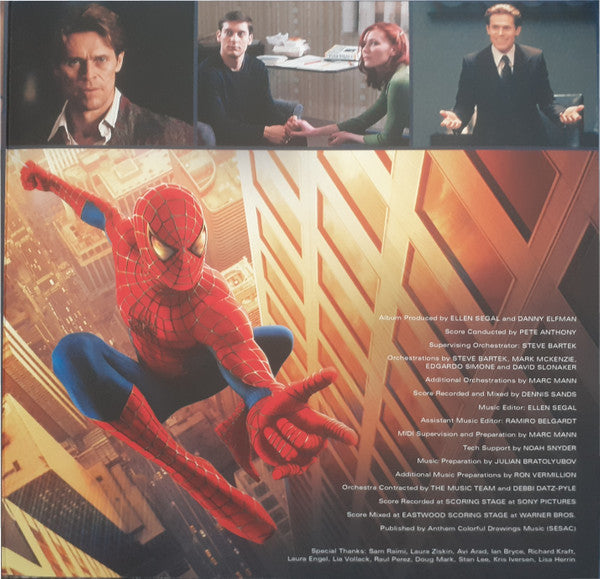 Danny Elfman : Spider-Man (Original Motion Picture Score) (LP, Ltd, RE, Sil)