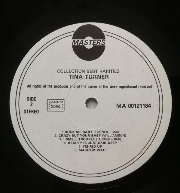 Tina Turner : Tina Turner Collection: Best Rarities (LP, Comp)