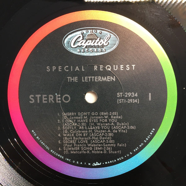 The Lettermen : Special Request (LP, Comp)