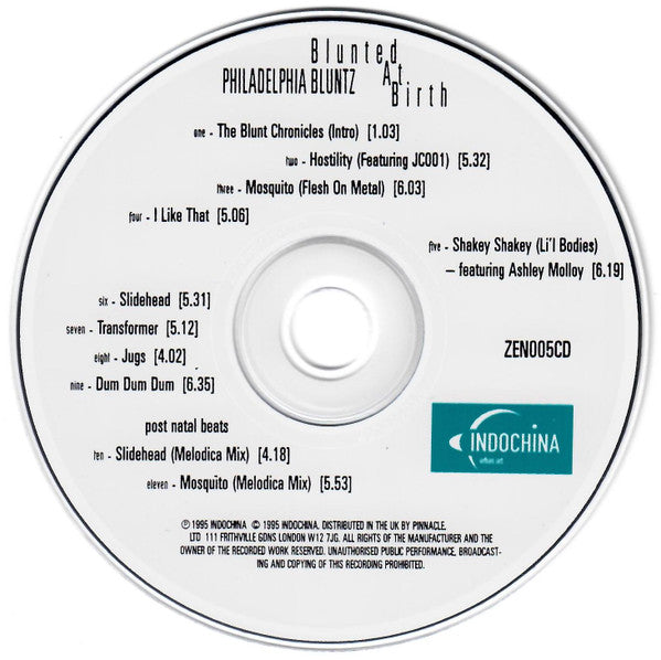 Philadelphia Bluntz : Blunted At Birth (CD, Album)