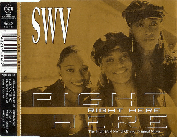 SWV : Right Here (CD, Single)