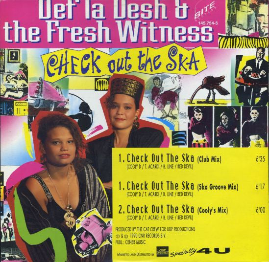 Def La Desh & The Fresh Witness : Check Out The Ska (12")