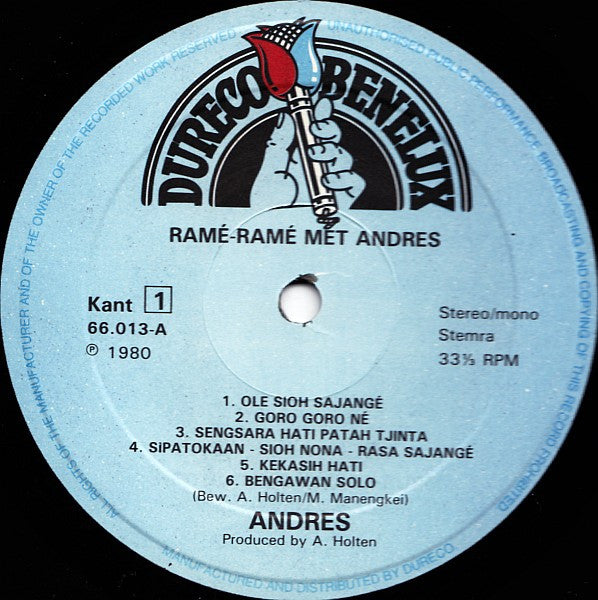 Andres : Ramé Ramé Met Andres (LP, Album)
