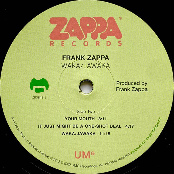 Frank Zappa : Waka / Jawaka (LP, Album, RE, 180)