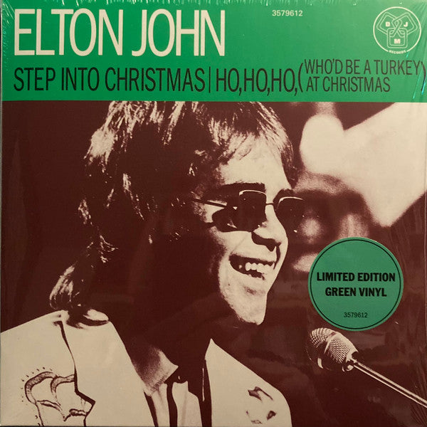 Elton John : Step Into Christmas / Ho, Ho, Ho, (Who'd Be A Turkey At Christmas) (7", Single, Ltd, RE, Gre)