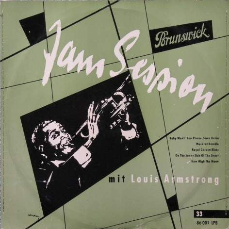 Louis Armstrong : Jam Session (10", Mono)