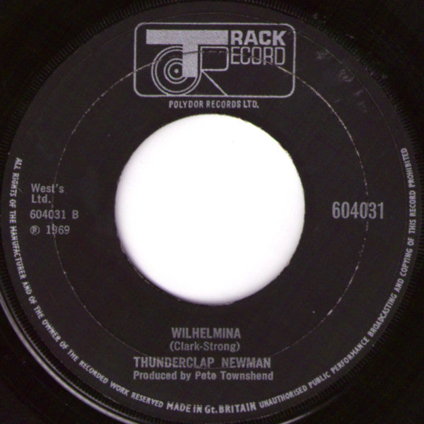 Thunderclap Newman : Something In The Air (7", Single, Lar)