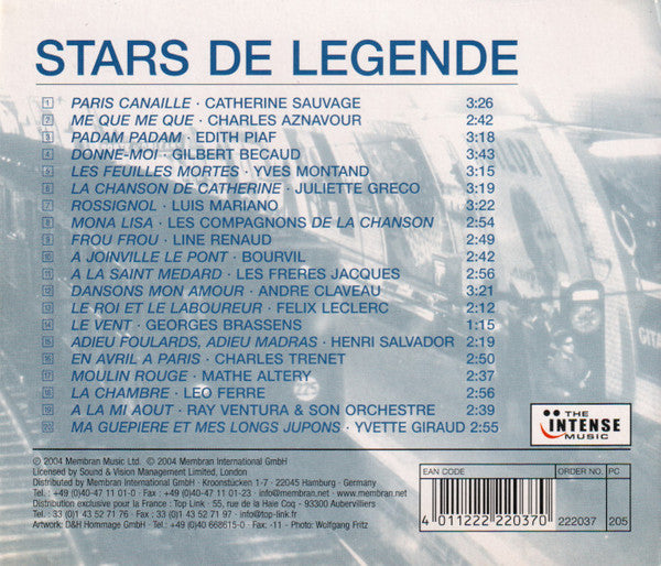 Various : Stars De Legende • Vol. 2 (CD, Comp)