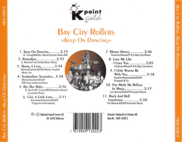 Bay City Rollers : Keep On Dancing (CD, Comp)