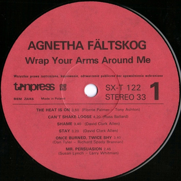 Agnetha Fältskog : Wrap Your Arms Around Me (LP, Album)