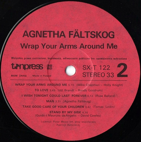 Agnetha Fältskog : Wrap Your Arms Around Me (LP, Album)