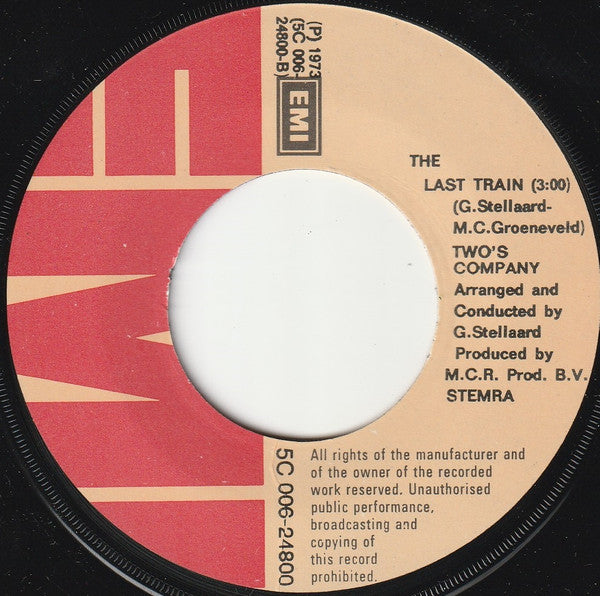 Two's Company (3) : Good And Kind (7", Single)