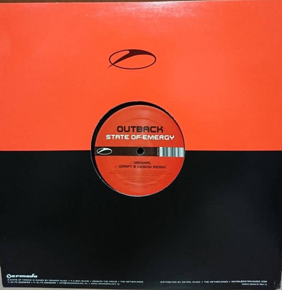 Outback : State Of Emergy (12")