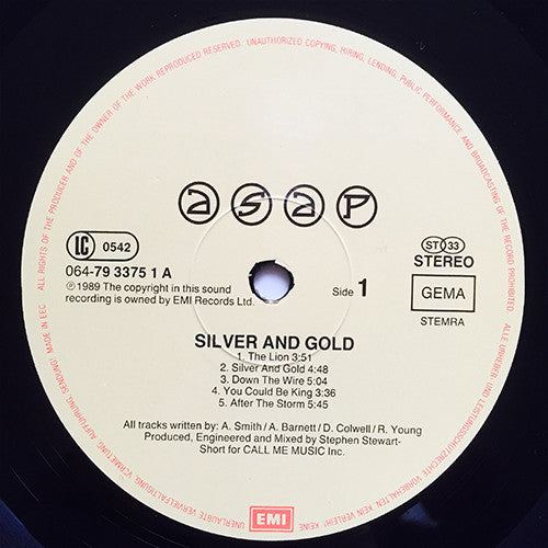 ASAP* : Silver And Gold (LP, Album, Gat)