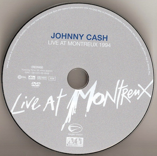 Johnny Cash : Live At Montreux 1994 (DVD-V, PAL)