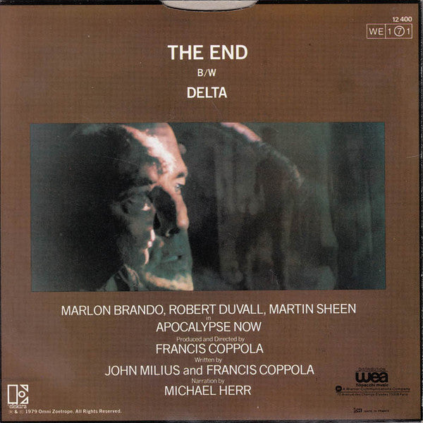 The Doors / Carmine Coppola And  Francis Ford Coppola : The End / Delta (7", Single)