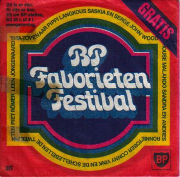 Pippi Långstrump : BP Favorieten Festival 2: Soms Lig Ik Er Wakker Van ... (Flexi, 5", S/Sided)