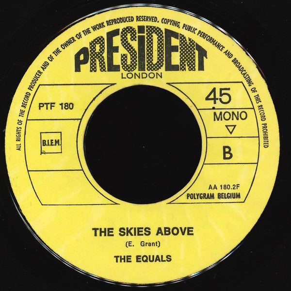 The Equals : I Get So Excited (7", Mono)