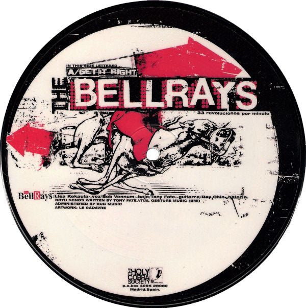 The Bellrays : Get It Right / Chain On You (7", Pic)