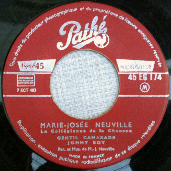 Marie-Josée Neuville : Une Guitare, Une Vie (7", EP)