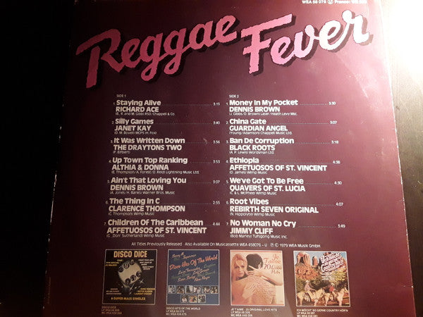 Various : Reggae Fever (LP, Comp)
