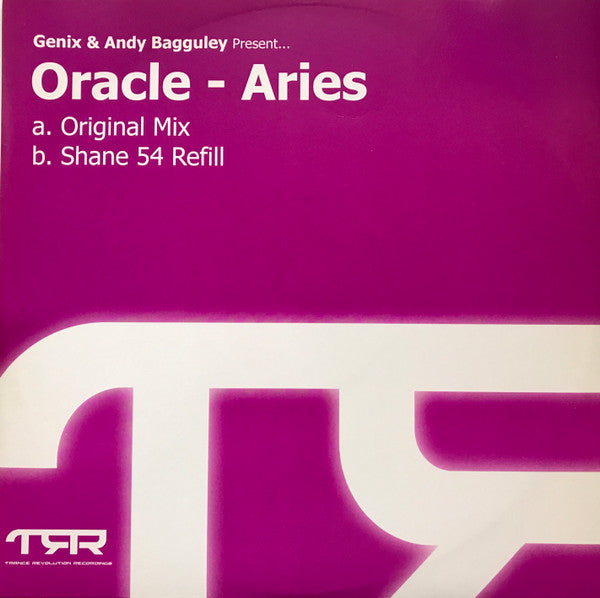 Genix & Andy Bagguley Present... Oracle (4) : Aries (12")