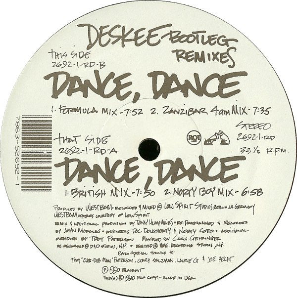 Deskee : Dance, Dance (Bootleg Remixes) (12")