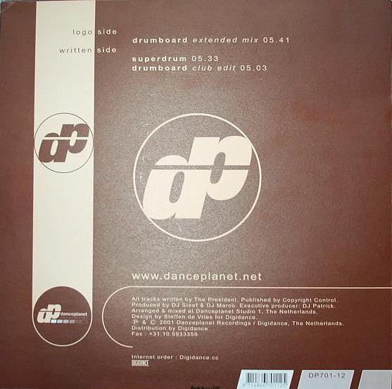 DJ's Of The Planet : Drumboard (12")